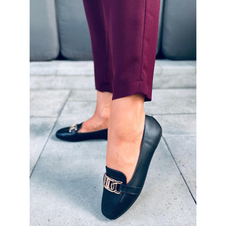 Mocassins femininos Lidia Black preto 1