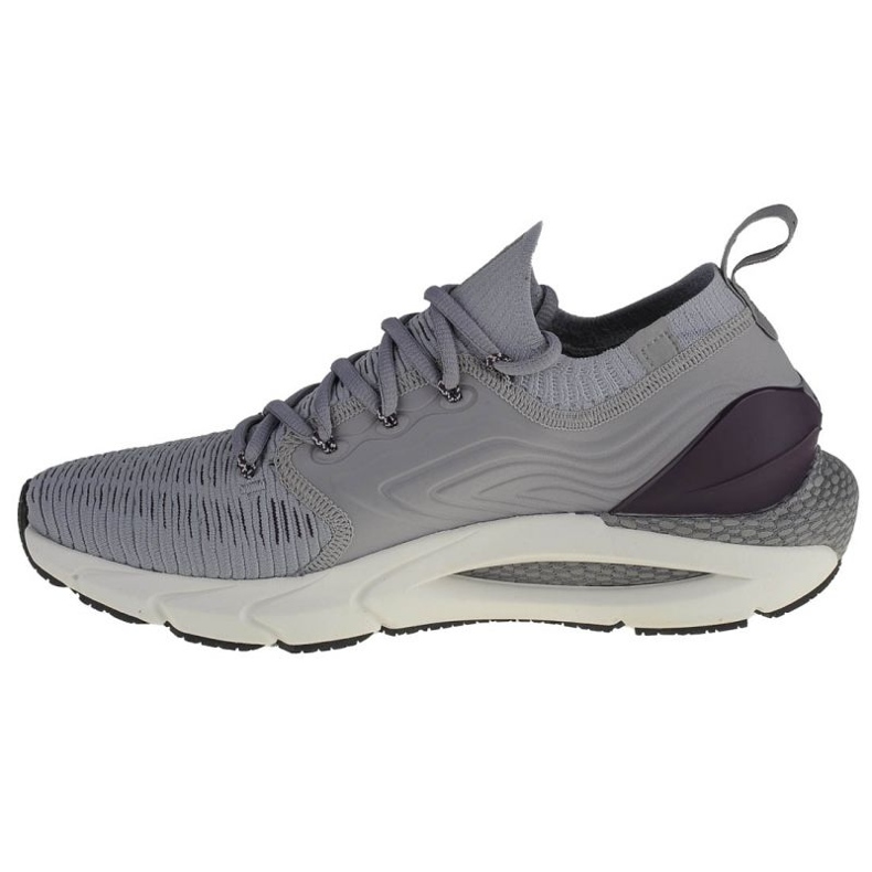 Under Armour Hovr Phantom 2 IntelliKnit M 3024154-100 tênis de corrida cinza 1