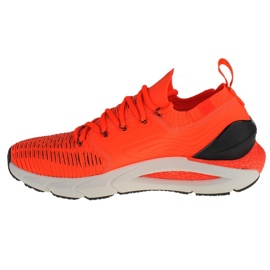 Under Armour Hovr Phantom 2 IntelliKnit M 3024154-600 tênis de corrida vermelho 1