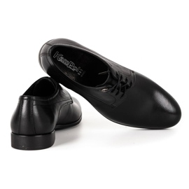 Kampol sapatos formais masculinos 334/27 preto 4