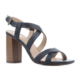 Sandálias Clássicas Pretas Geox D Audalies HSA D824WA 000TU C4002 preto 4