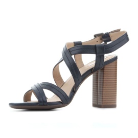 Sandálias Clássicas Pretas Geox D Audalies HSA D824WA 000TU C4002 preto 5