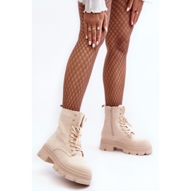 Botas de Camurça com Zíper Bege Marley 2 Botas de Camurça com Zíper Bege Marley 2