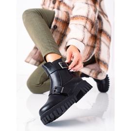 Bolsas pretas com fivelas Goodin preto 1