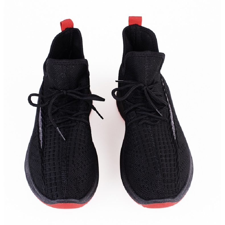 SHELOVET sapatos esportivos para homens negros preto 1