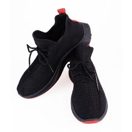 SHELOVET sapatos esportivos para homens negros preto 2