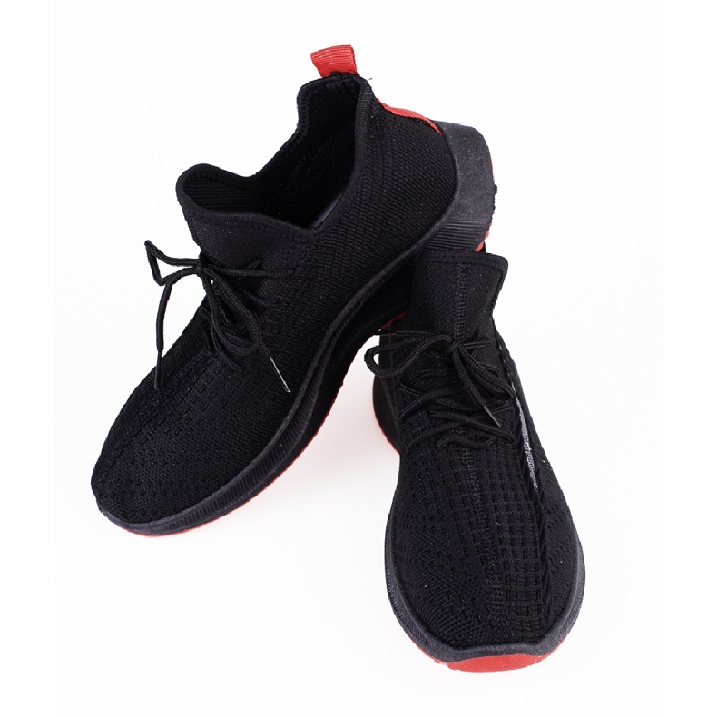 SHELOVET sapatos esportivos para homens negros preto 2