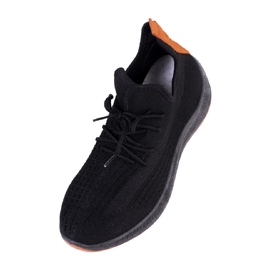 SHELOVET Sapatos desportivos de fitness pretos para homem 2