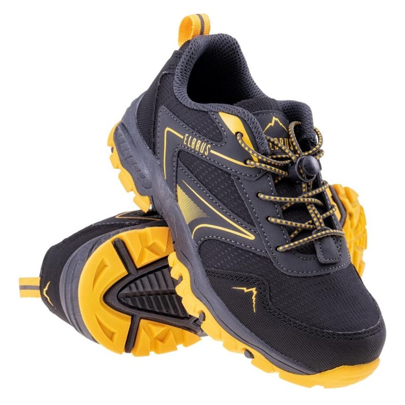 Sapatos Elbrus Faltis Jr 92800 401 507 preto amarelo 1