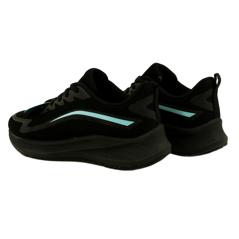 Evento Sapatos de esportes para jovens CZARNE 21SP-4926 preto 3