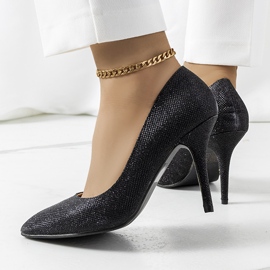 Salto Macerra preto brilhante 1