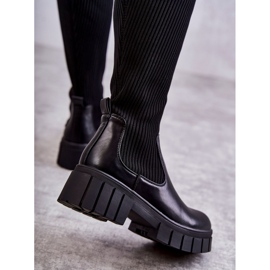 PS1 Trabalhadores de botas altas femininas pretas Austin preto 2 PS1 Trabalhadores de botas altas femininas pretas Austin preto 2