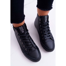 Tênis feminino Big Star High Ward Preto EE274110 2
