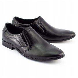 Olivier Sapatos masculinos formais slip-on 284 pretos 2