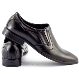Olivier Sapatos masculinos formais slip-on 284 pretos 3