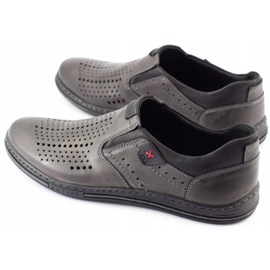 Polbut Brogues masculino 401 verão cinza 1