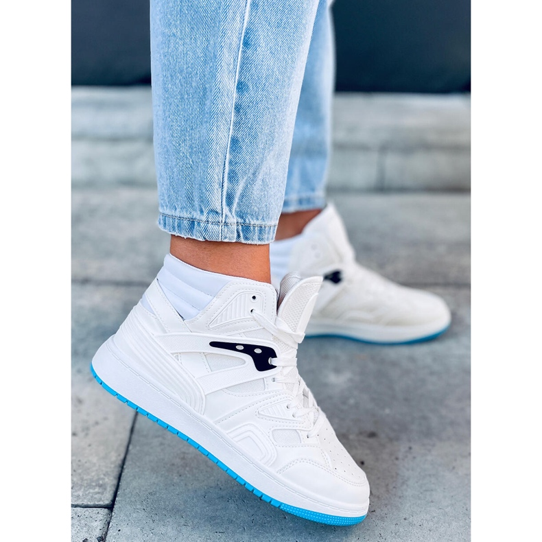 Tênis cano alto Pall White branco multicolorido 1