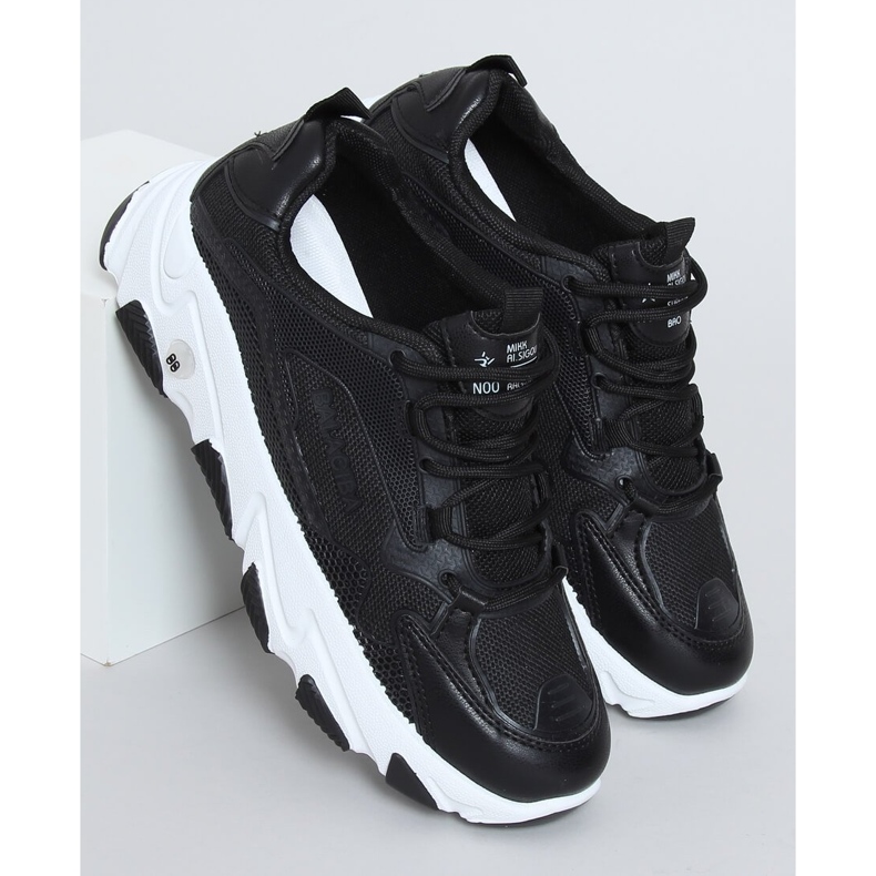 Tênis esportivo feminino preto Frances Black 1