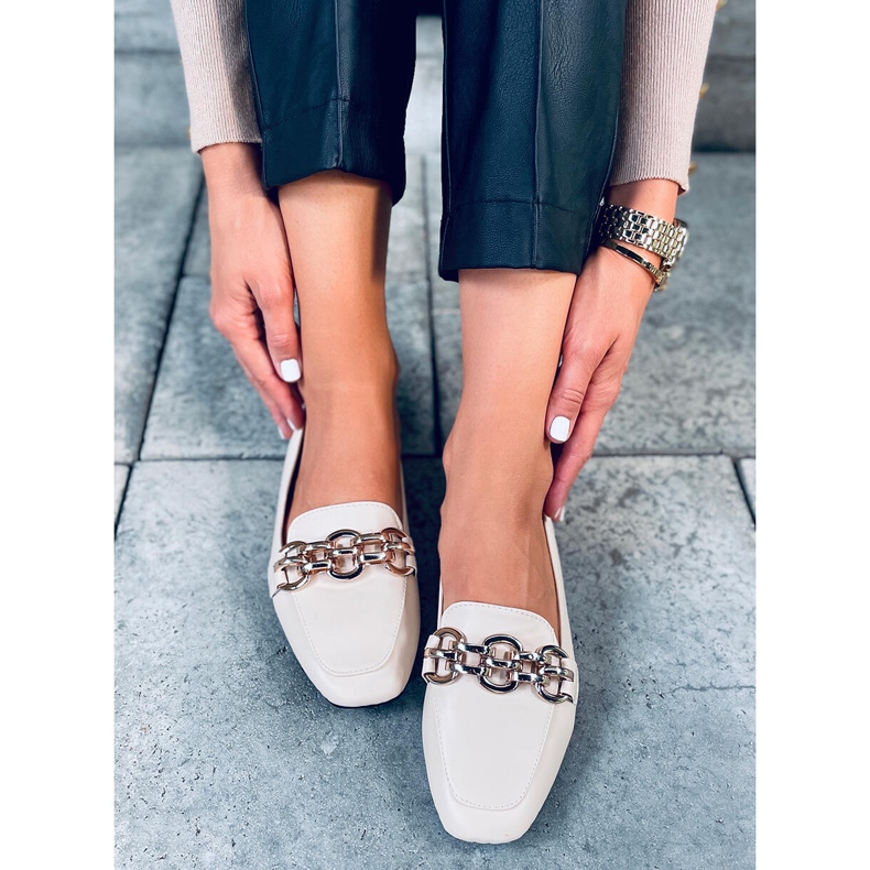 Mocassins femininos Bianca Bege 1