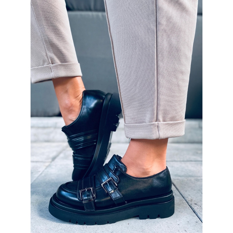 Mocassins femininos Atena Black preto 1