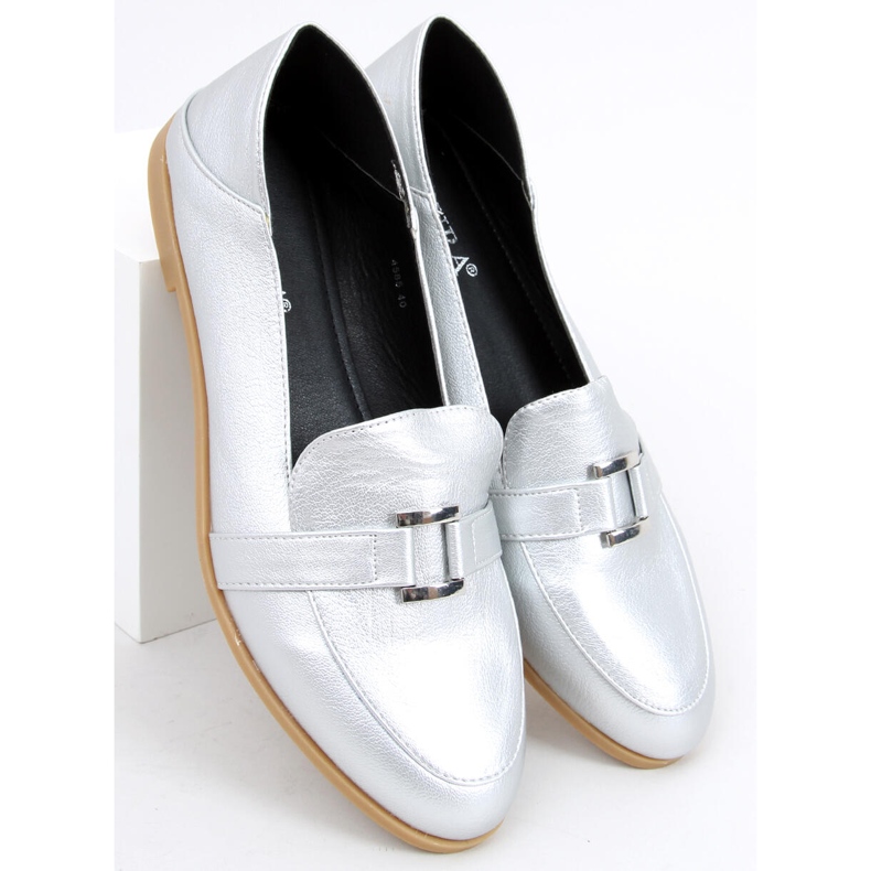 Mocassins de mulher Alma Silver prata 1