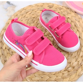 Atletico Ténis de menina Atlético cor-de-rosa com velcro 1 Atletico Ténis de menina Atlético cor-de-rosa com velcro 1