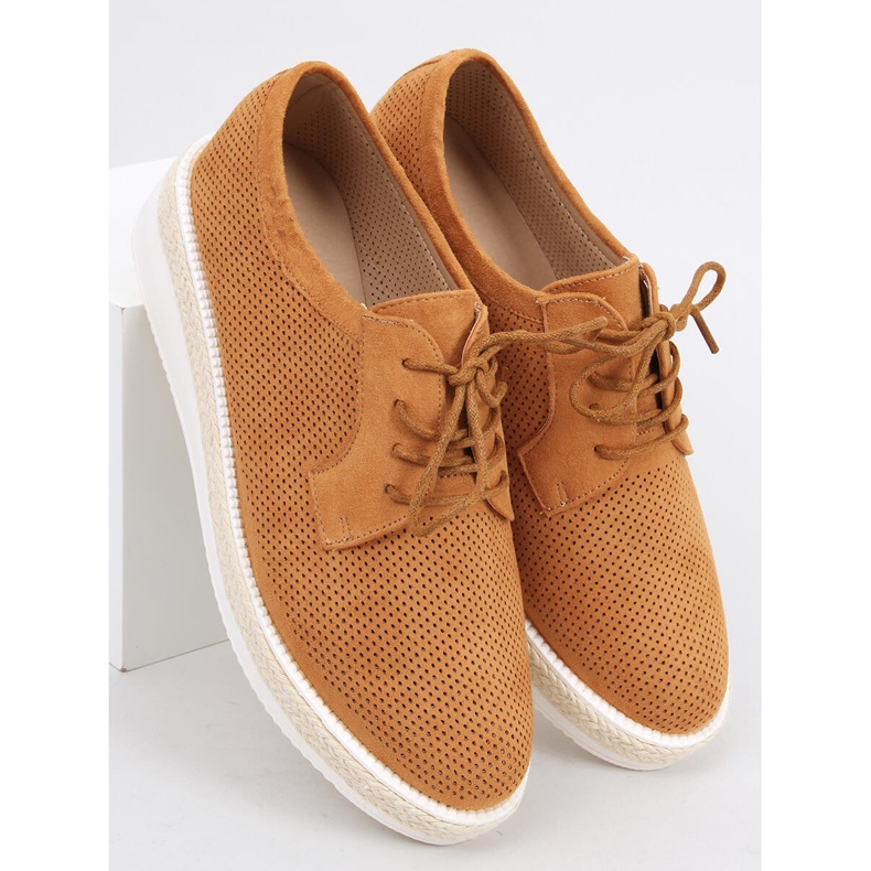 Mocassim com alpargatas Guermo Camel marrom 2