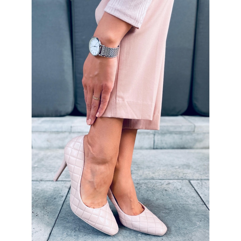 Sapatilhas femininas acolchoadas Modi Beige bege 2