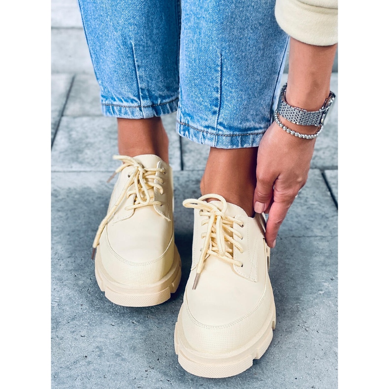 Mocassins de sola alta Unna Yellow amarelo 1