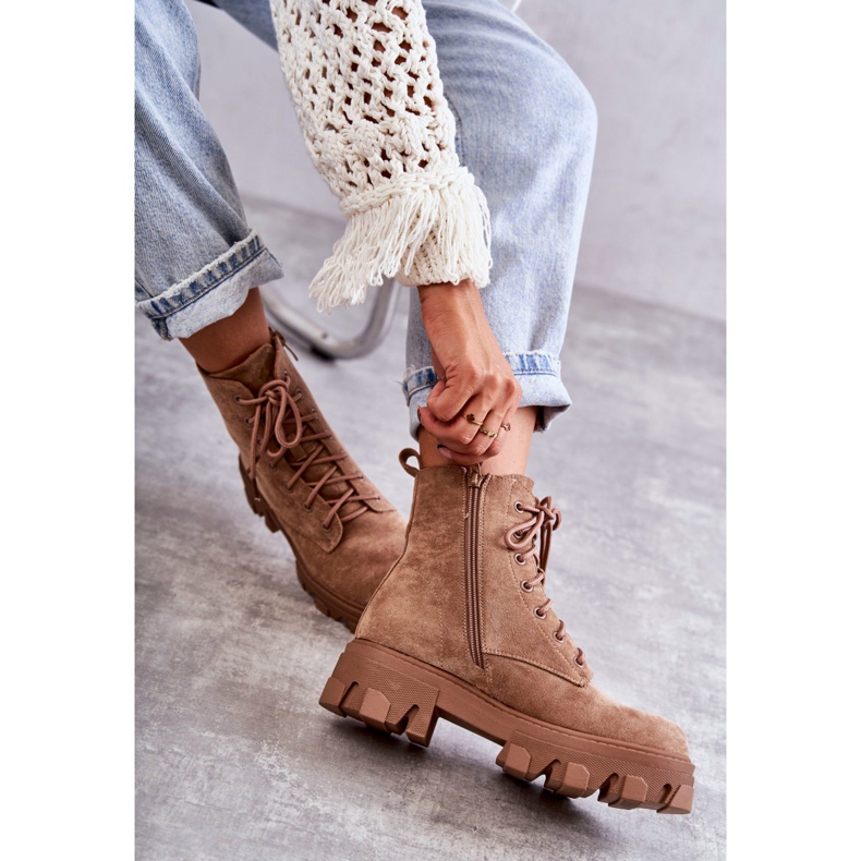 PG1 Botas quentes de camurça Trabalhadores Brown Darvin marrom 1
