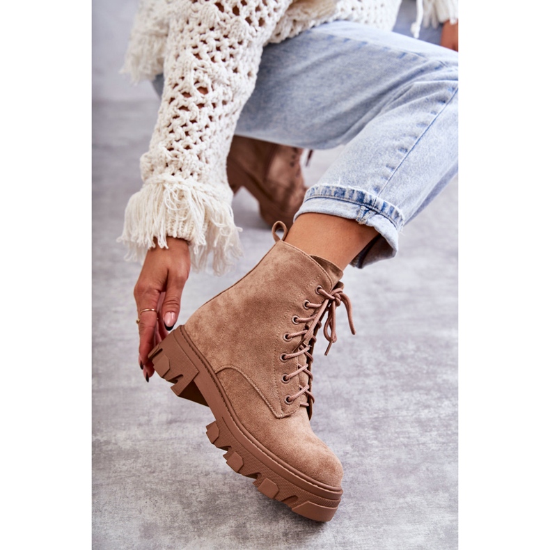 PG1 Botas quentes de camurça Trabalhadores Brown Darvin marrom 2