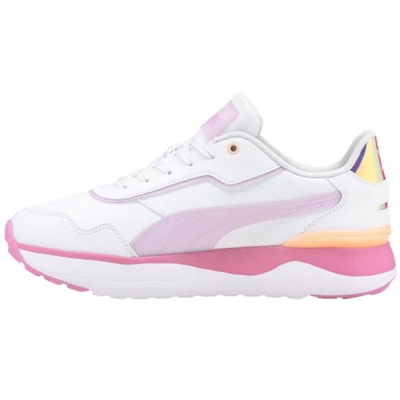 Tênis de corrida Puma R78 Voyage Candy W 383837 01 branco 1