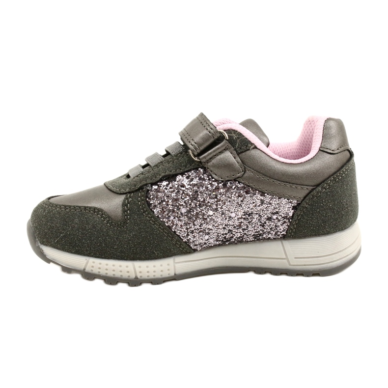 American Club ES40 Grey-Silver Sapatos esportivos infantis cinza 1