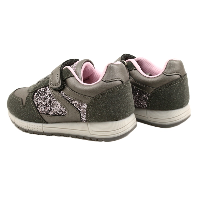 American Club ES40 Grey-Silver Sapatos esportivos infantis cinza 5