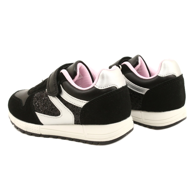 American Club Sapatos infantis de esportes Clube Americano Es40 Black preto 5