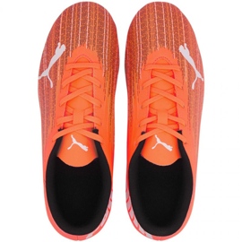 Chuteiras Puma Ultra 4.1 Fg Ag Jr 106100-01 multicolorido laranjas e vermelhos 1