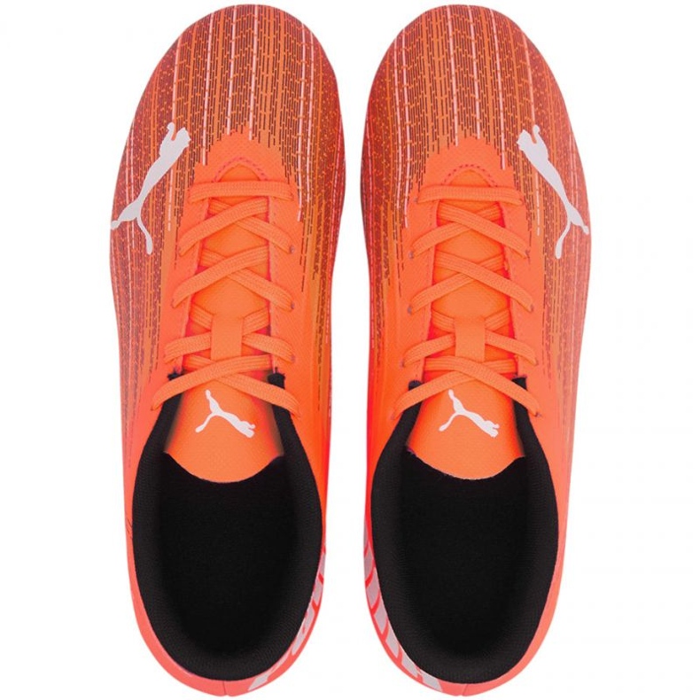 Chuteiras Puma Ultra 4.1 Fg Ag Jr 106100-01 multicolorido laranjas e tintos 1