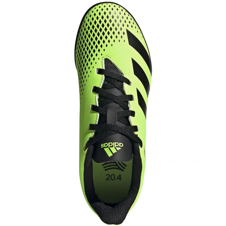 Chuteiras Adidas Predator 20.4 Tf Jr EH3041 preto verde 1
