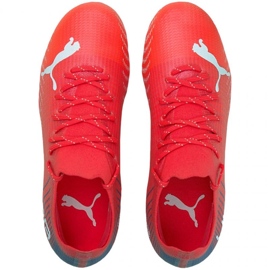 Chuteira Puma Ultra 2.3 Fg Ag Jr 106522 01 multicolorido laranjas e vermelhos 1