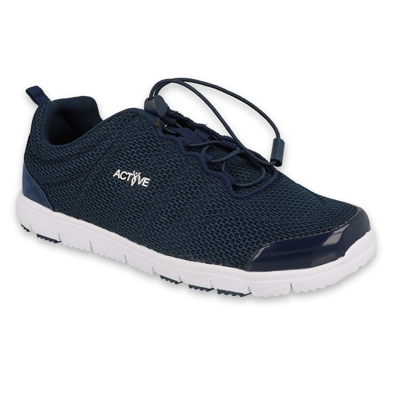 Sapatos femininos Befado 517D004 azul marinho 4