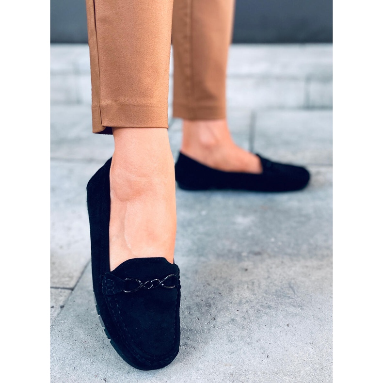 PA1 Mocassins femininos Saga Black preto 1