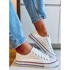 Tênis clássico feminino branco básico 2