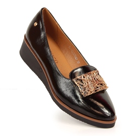 Sapatos lacados, slip-on, Potocki preto 1