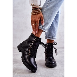 PG1 Botas pretas Torino acolchoadas com aquecimento preto 2 PG1 Botas pretas Torino acolchoadas com aquecimento preto 2