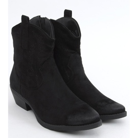 Botas de cowboy femininas Besta Black preto 1