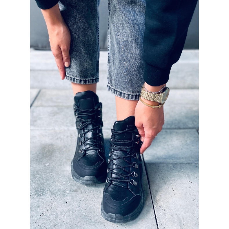 Sapatilhas de cano alto Brita Black preto 2