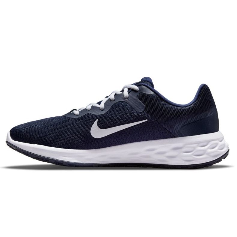 Tênis de corrida Nike Revolution 6 Next Nature M DC3728-401 branco azul marinho 1
