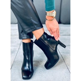 Salto alto Madison Black Pu preto 2