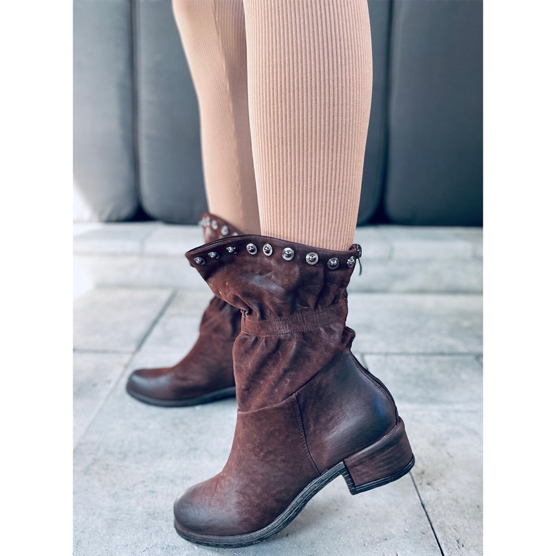 Botas femininas Parri Brown castanho 2