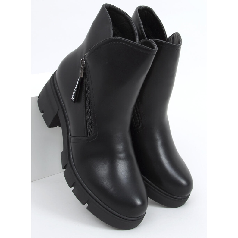 Botas Burun Black de sola alta preto 2